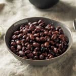 Organic Canned Black Beans in a Bowl