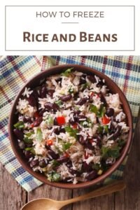 Can You Freeze Rice And Beans